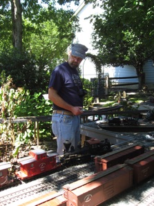 Train #1 is almost ready to leave Green Springs