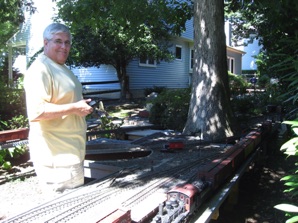 Train #2 arrives in Green Springs Yard.