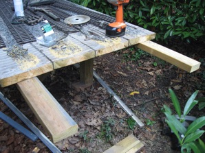 I put some bracing underneath the platform. 