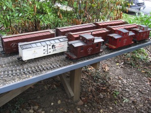 October 6.   Cars in Green Springs Yard.