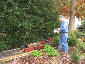 October 31.   Gary with Train #1 in Occoquan.