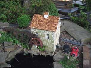 June 7.  Smith Pond Mill has new roof shingles.