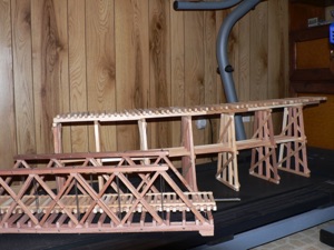 September 22, 2006. I also build a trestle and bridge combination on the other end of the railroad. September 22, 2006. I also build a trestle and bridge combination on the other end of the railroad.