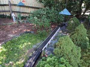 July 9.  It looks better with the track in place.