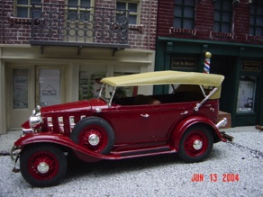 A 1931 Chevy Phaeton from Hubley (Scale Models). This is a 1:20 model.
